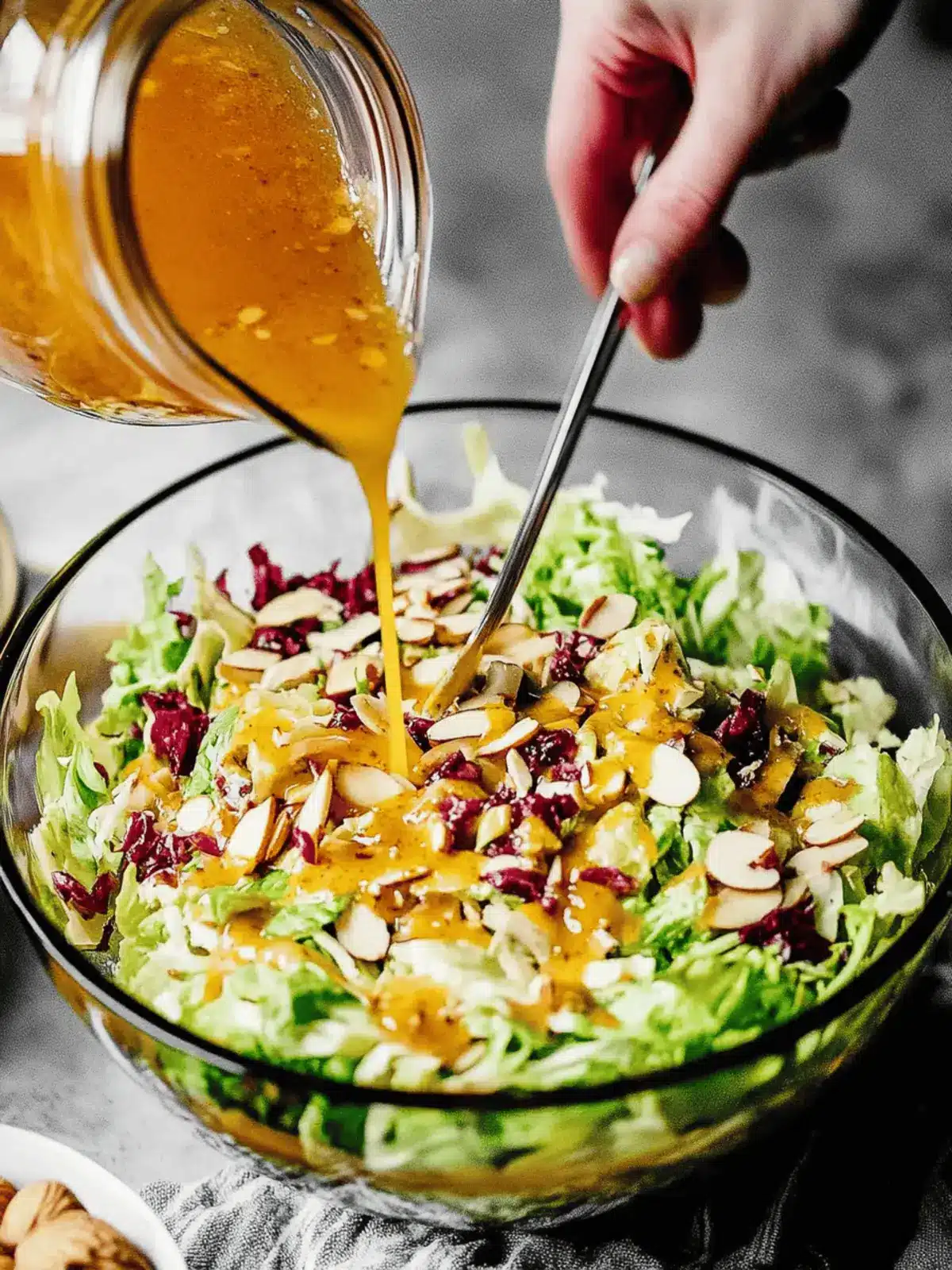 CRANBERRY ALMOND THANKSGIVING SLAW