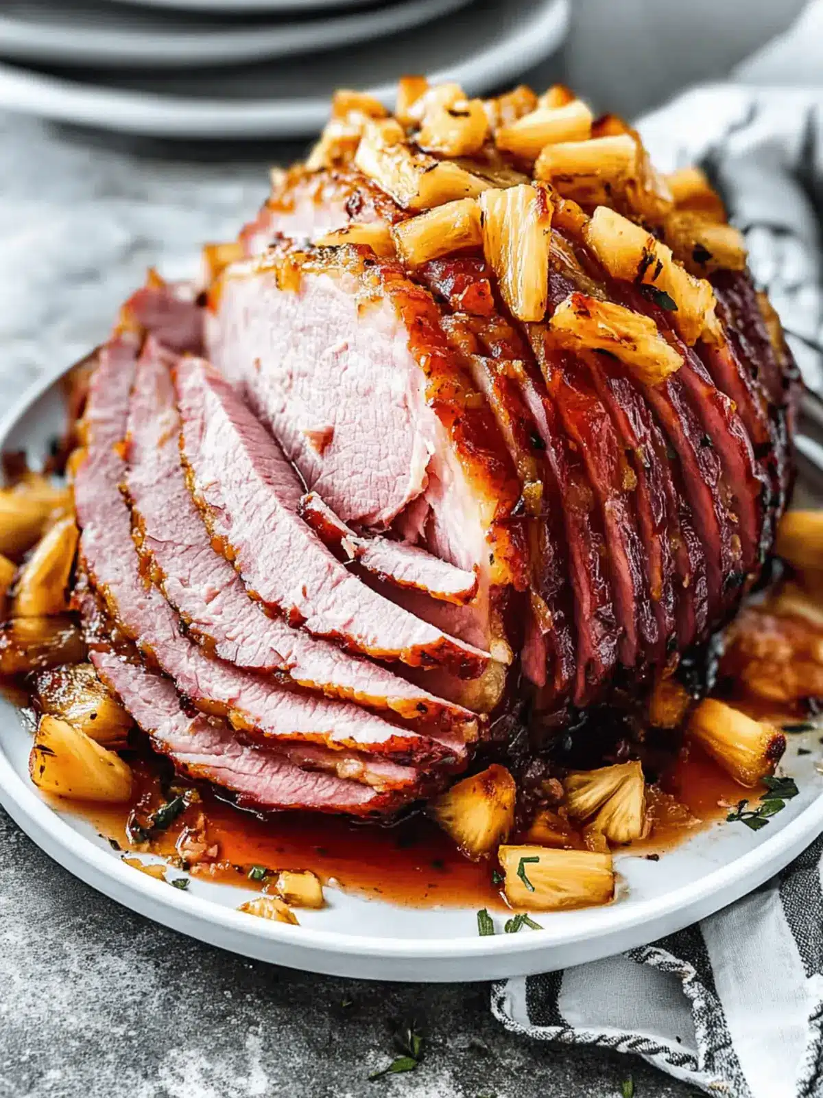 Pineapple Ham (Spiral Ham Recipe)