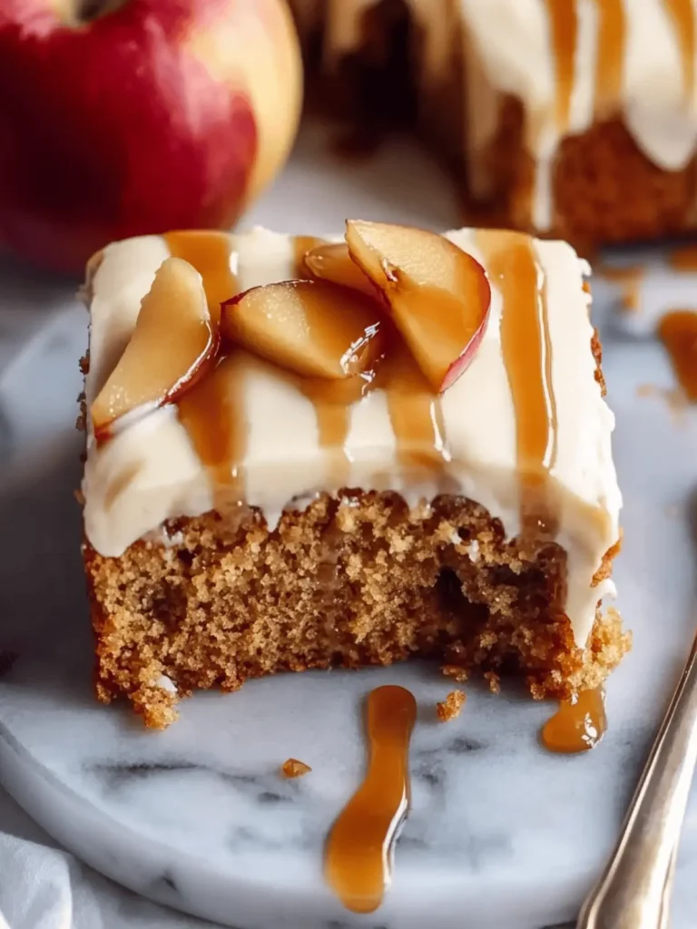 Caramel Apple Cake with Salted Caramel