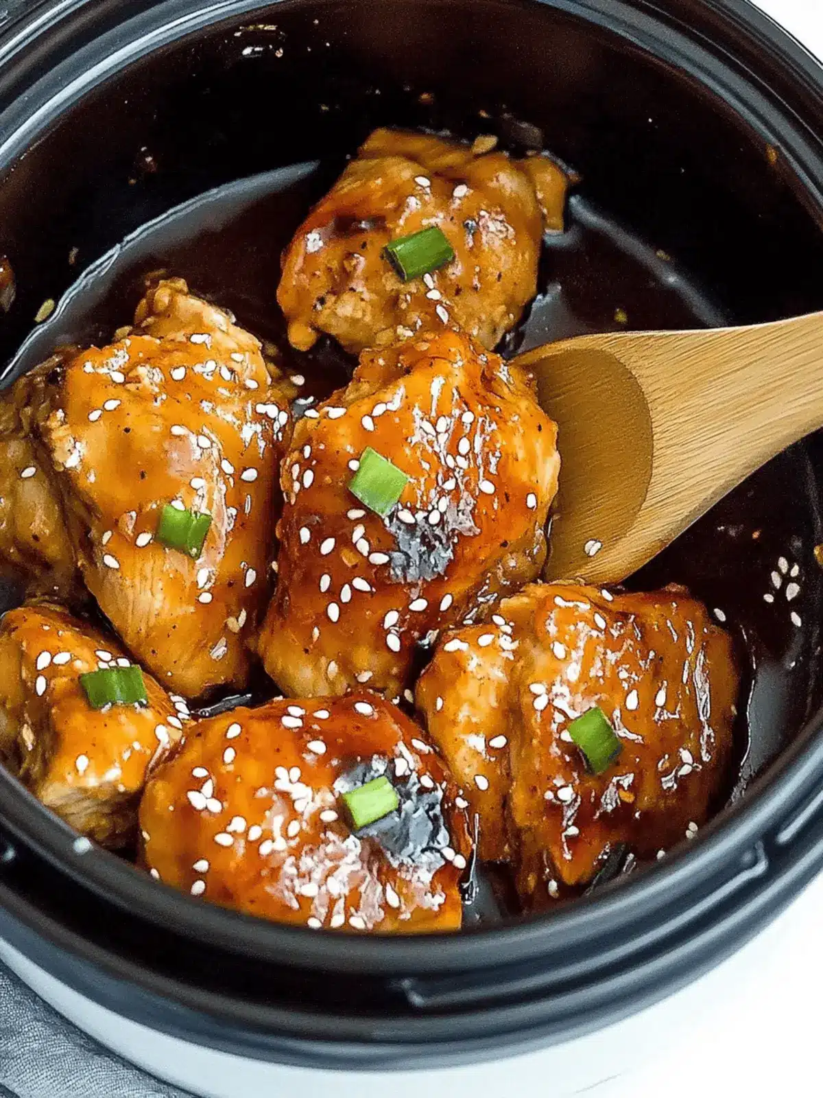 Slow Cooker Honey Sriracha Chicken