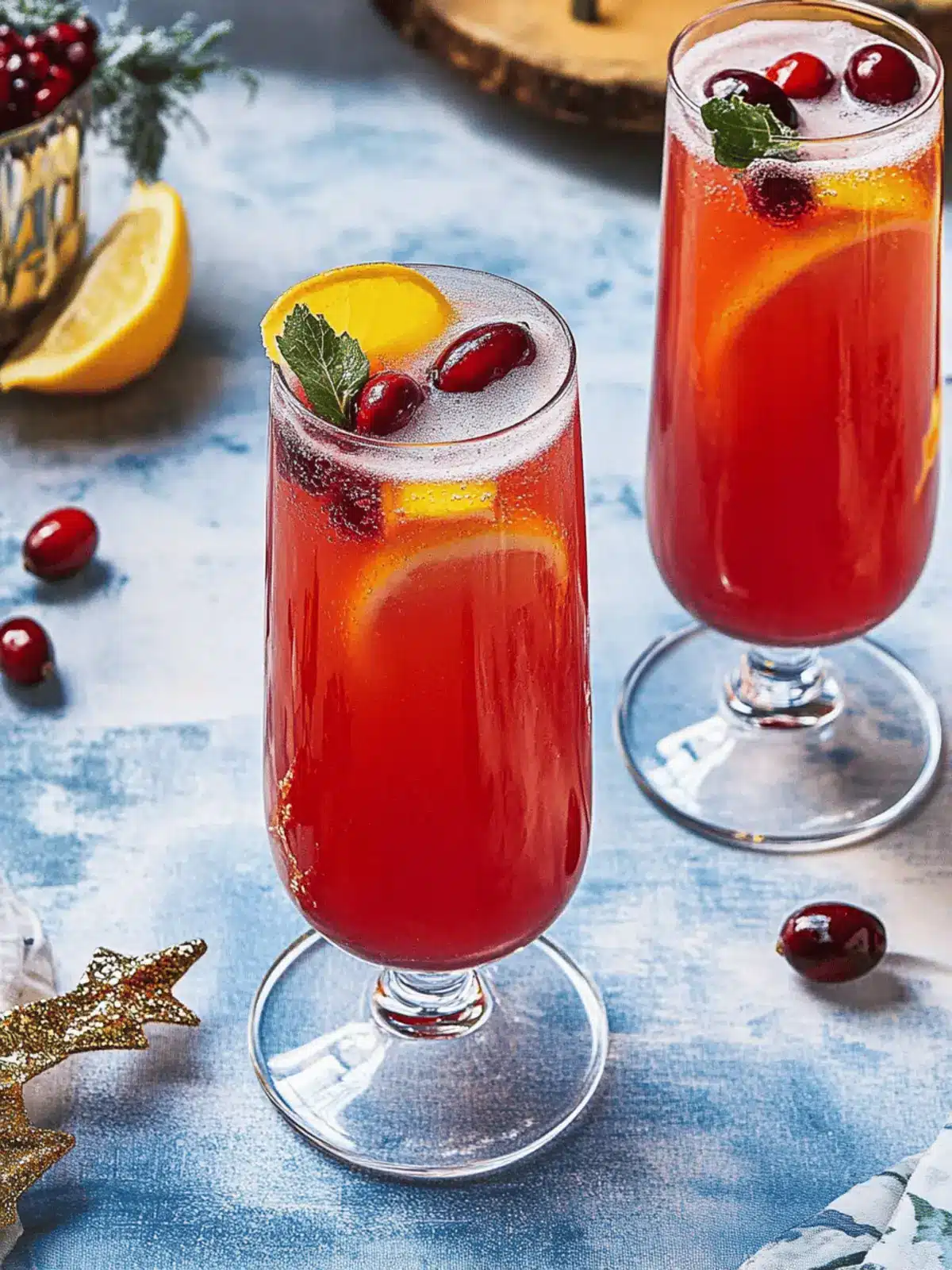 Cranberry Mimosa Magic: Effortless Holiday Brunch Cheers 5 Cranberry Mimosa
