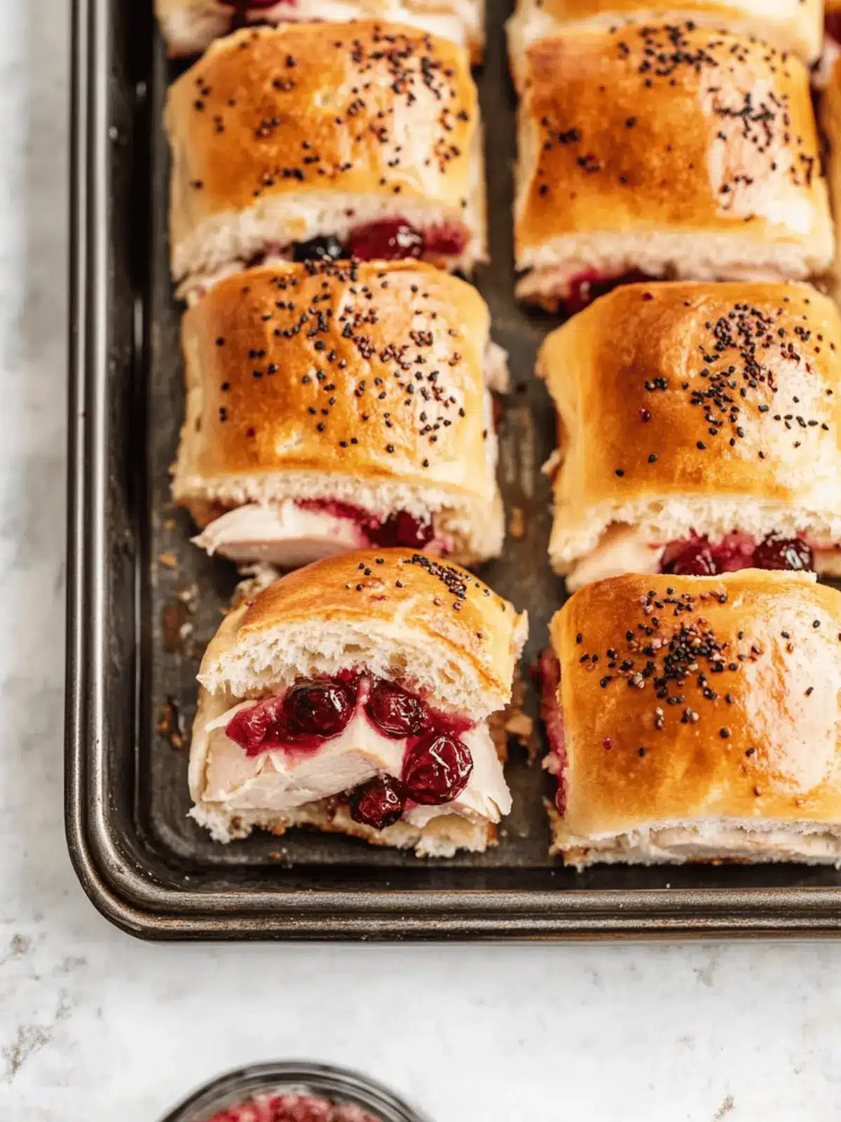 TURKEY CRANBERRY SLIDERS