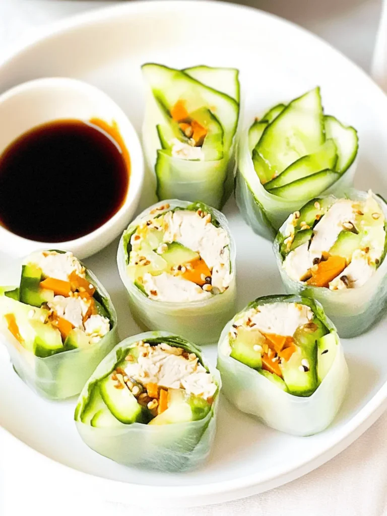 Cucumber Sushi Rolls