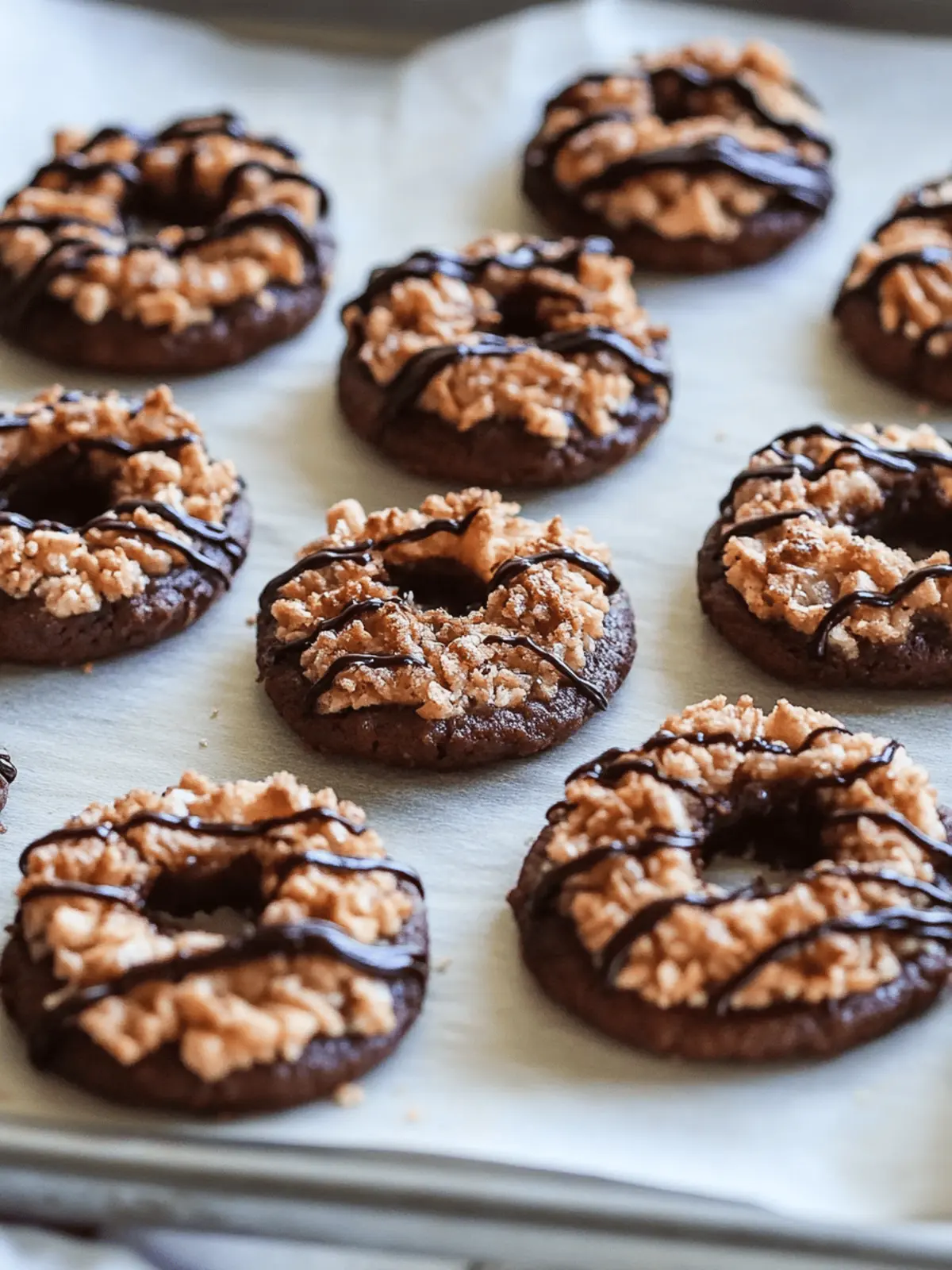 Homemade Samoas Cookies