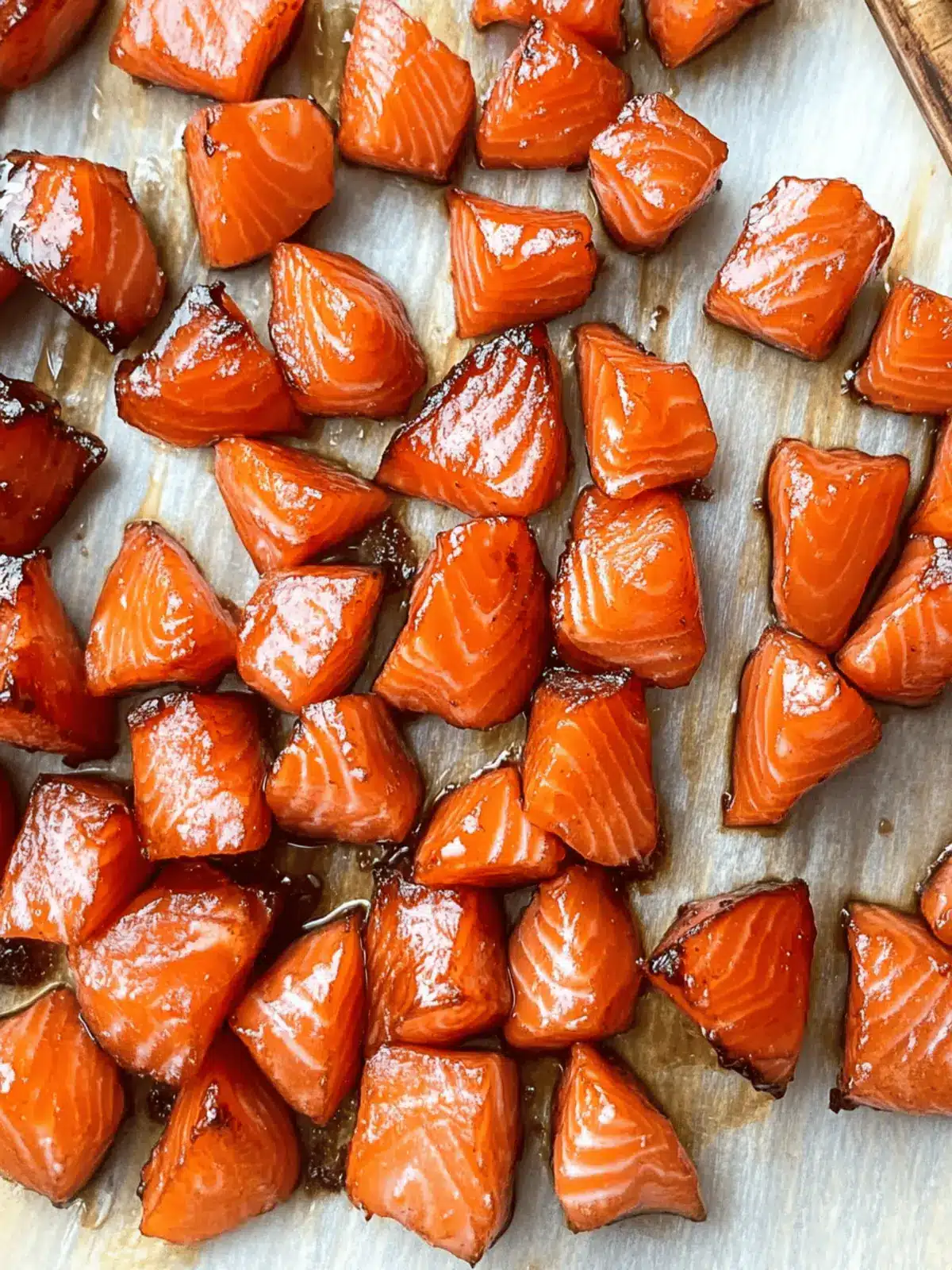 Candied Smoked Salmon Bites