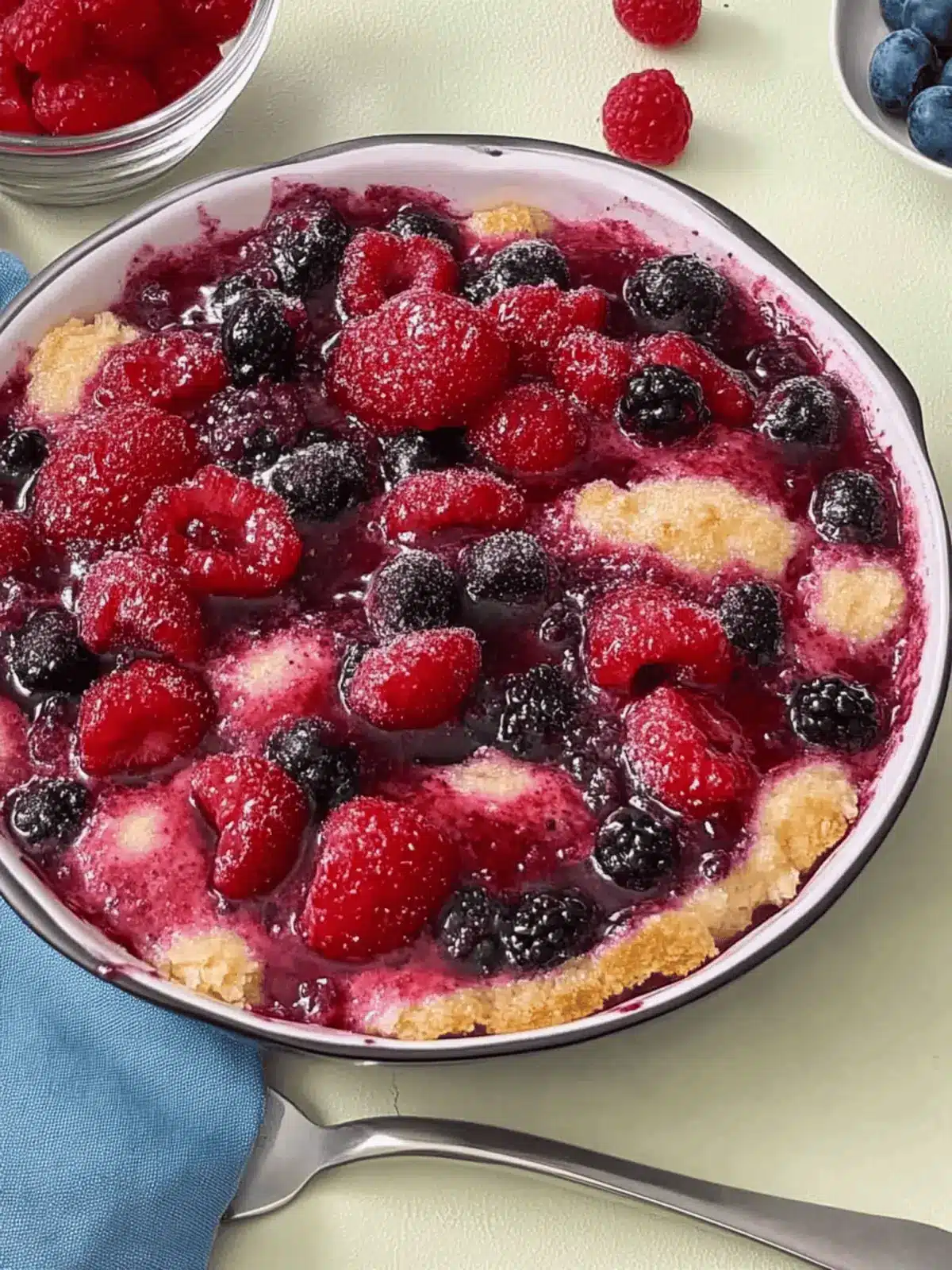 Simple Berry Pudding