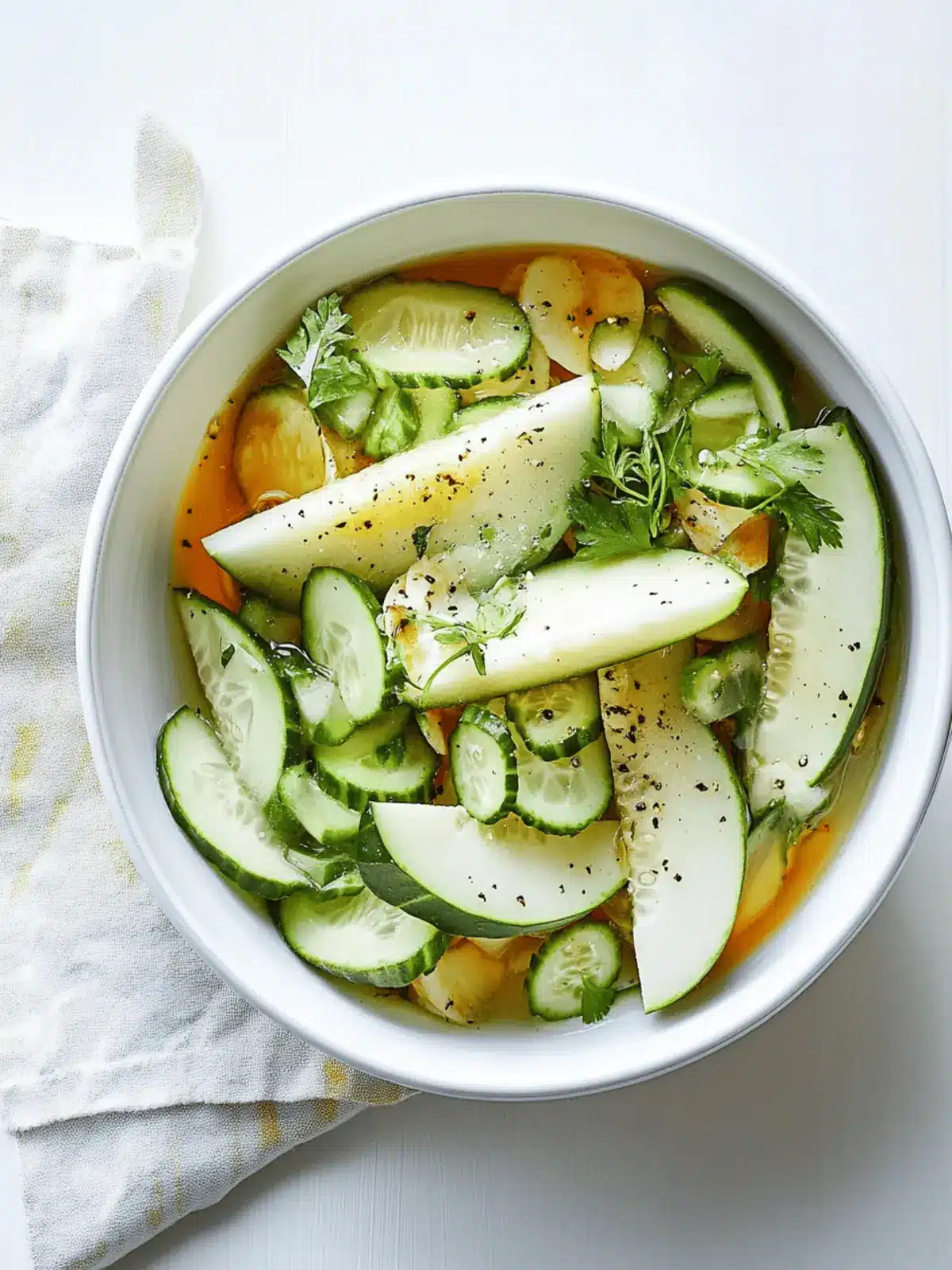 Melon and Cucumber Salad