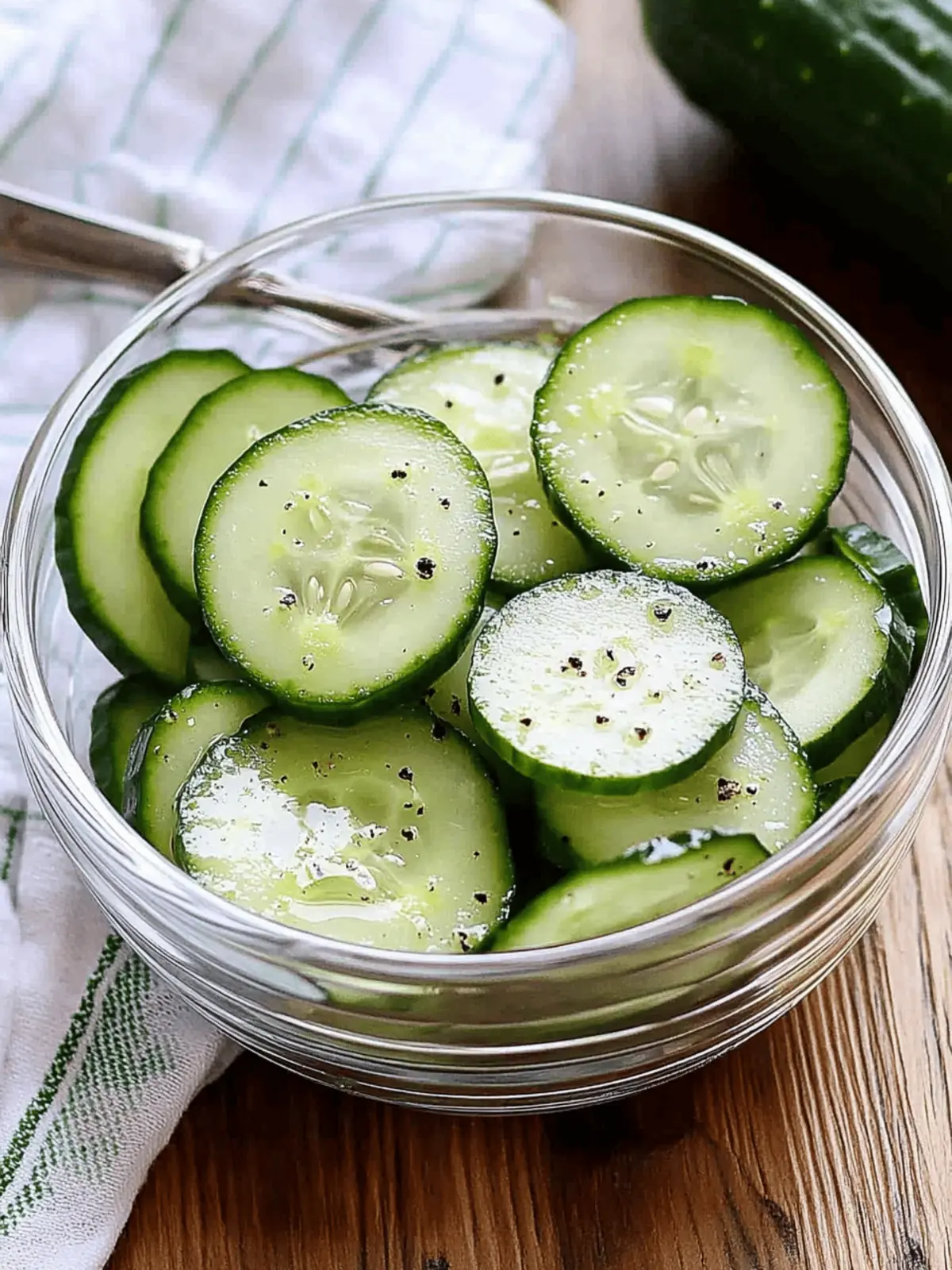 Cucumber Salad with Vinegar