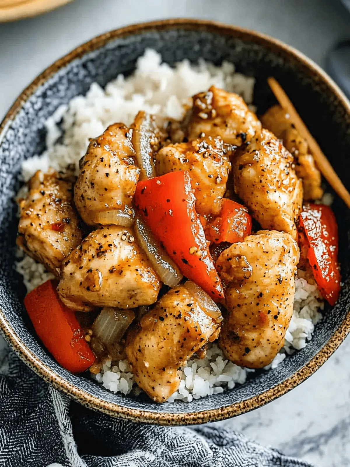 Black Pepper Chicken
