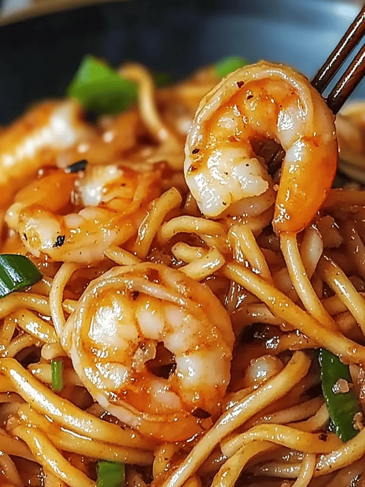 Spicy Garlic Shrimp Noodles