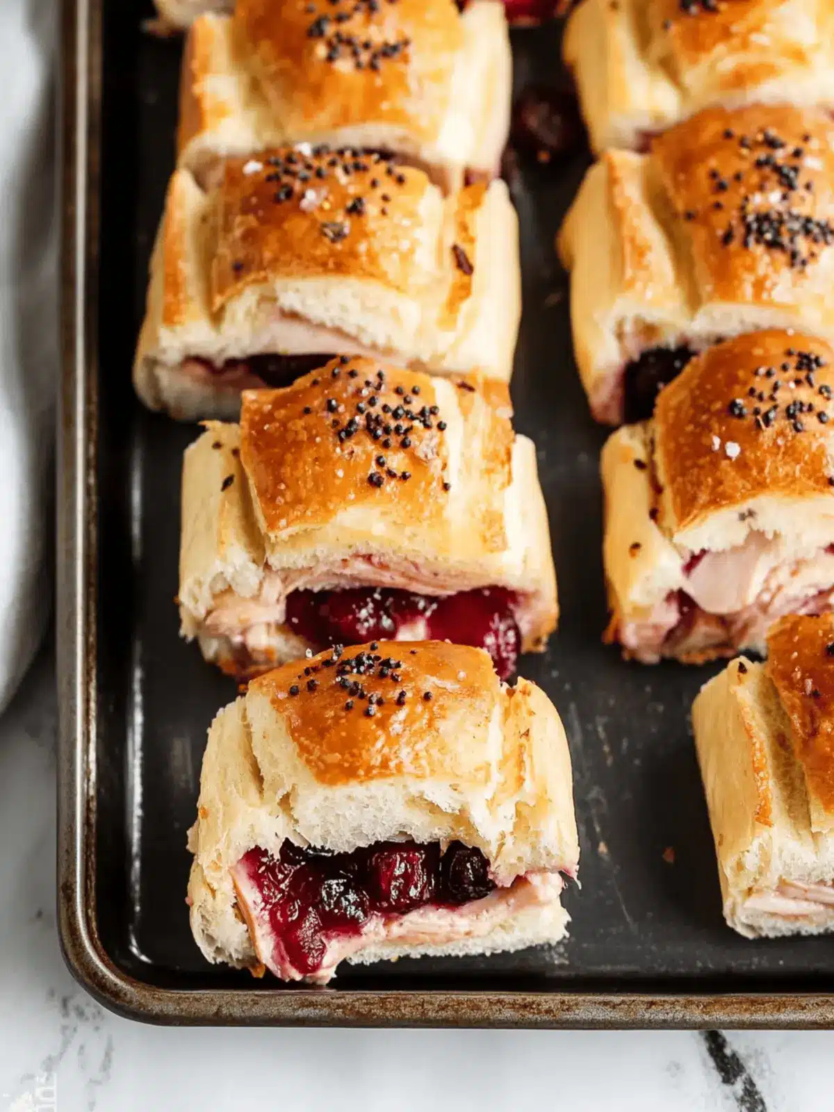 TURKEY CRANBERRY SLIDERS