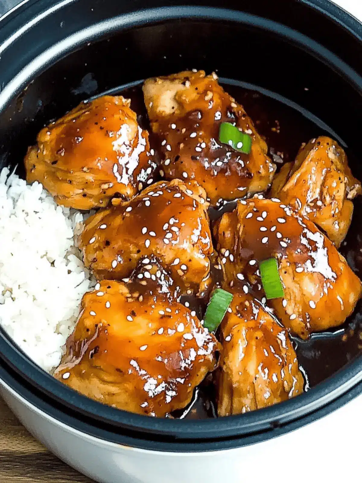 Slow Cooker Honey Sriracha Chicken