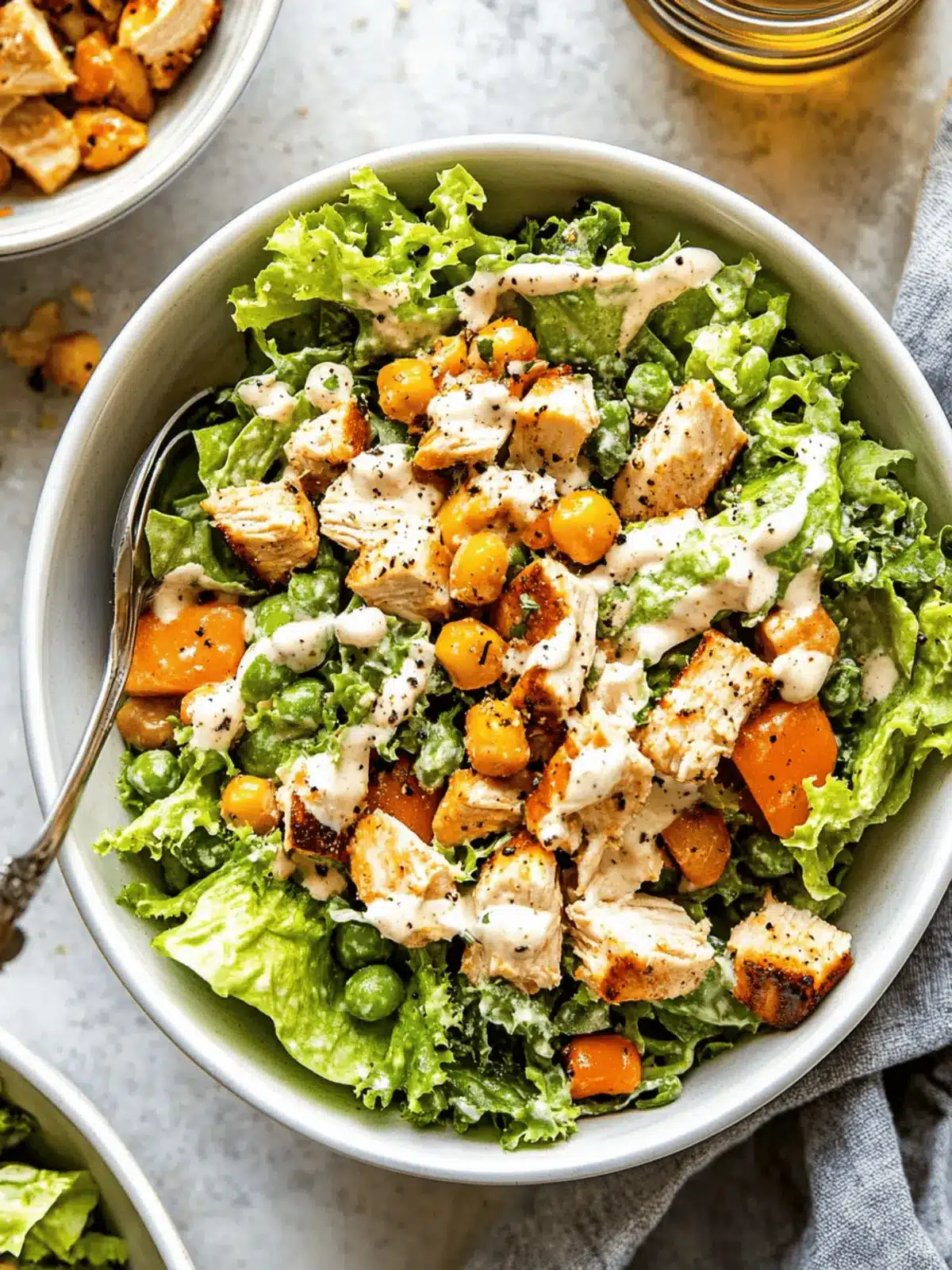 Buffalo Chicken Salad for One