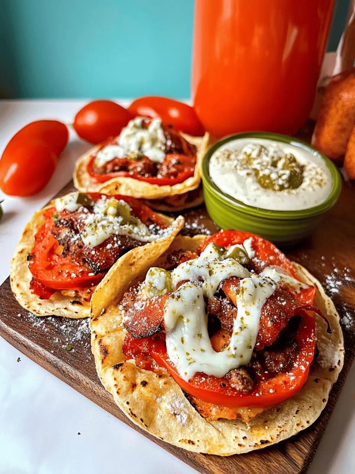 EPIC Pizza Smash Burger Tacos