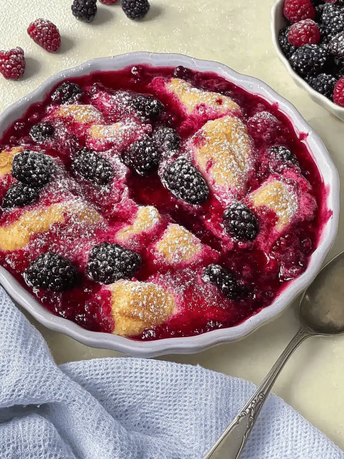 Simple Berry Pudding