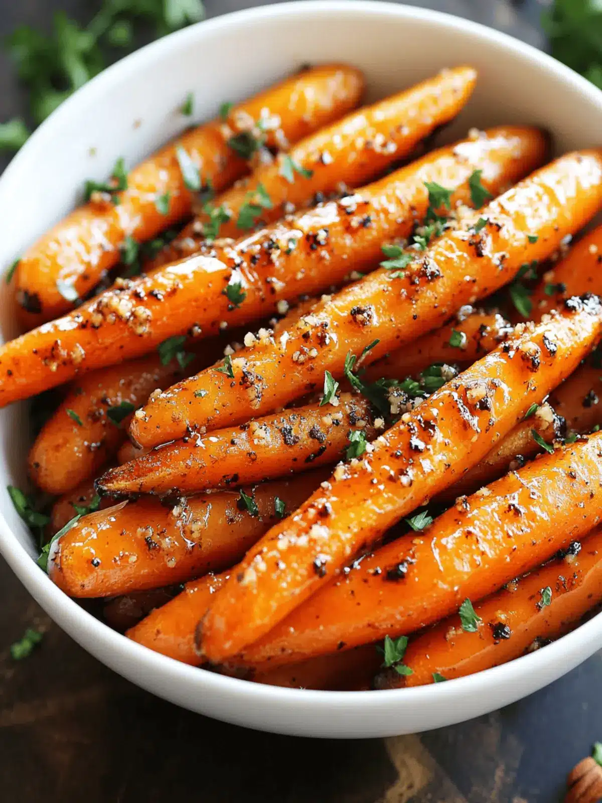 Slow Cooker Maple & Brown Sugar Glazed Carrots