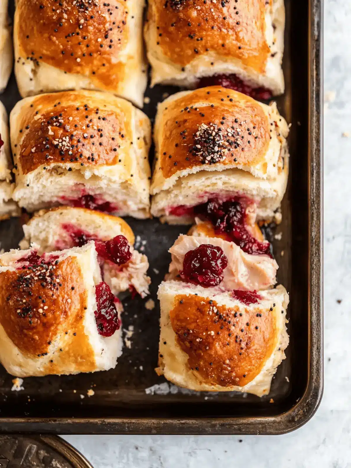 TURKEY CRANBERRY SLIDERS