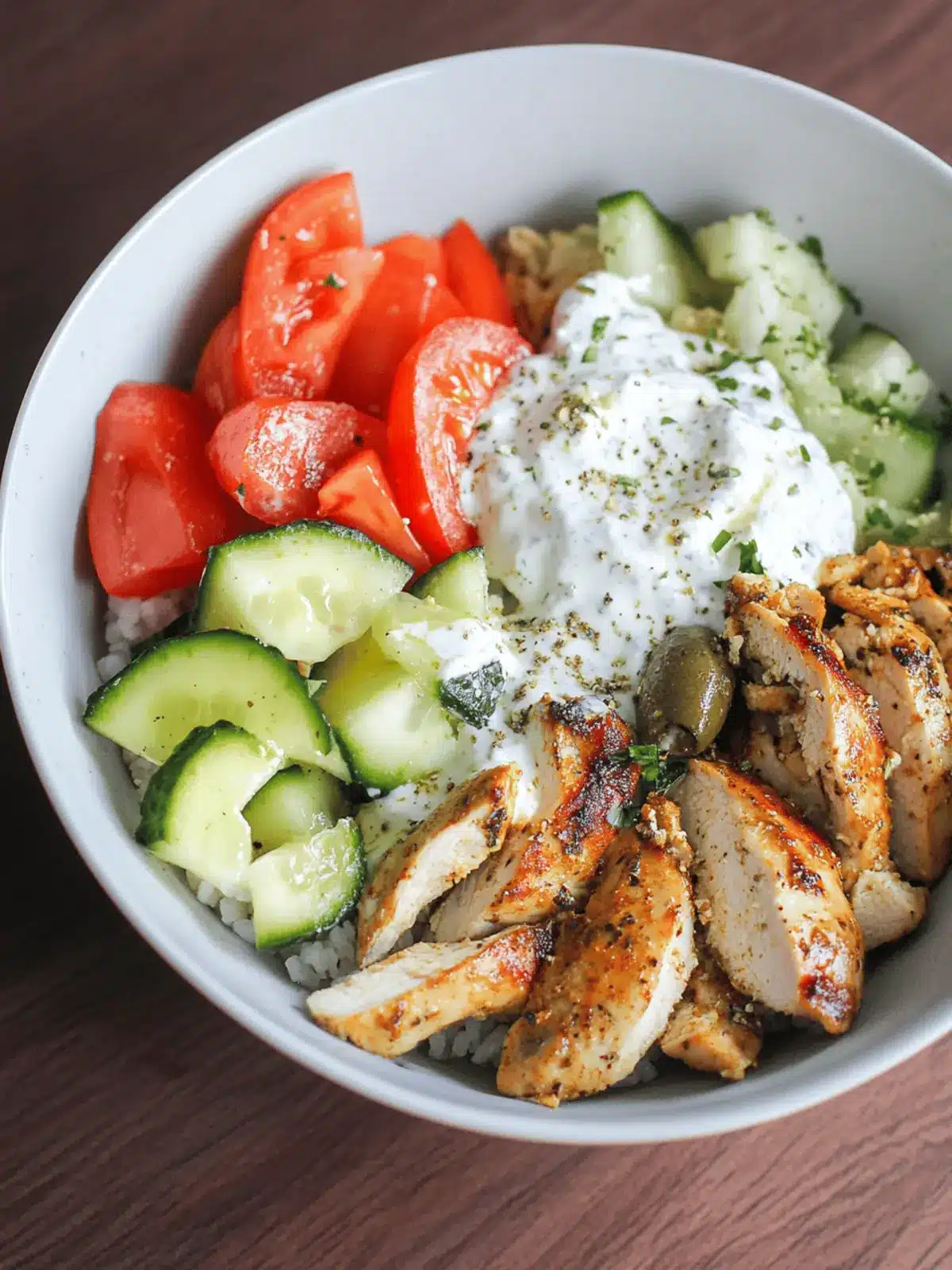 Keto Greek Chicken Bowls