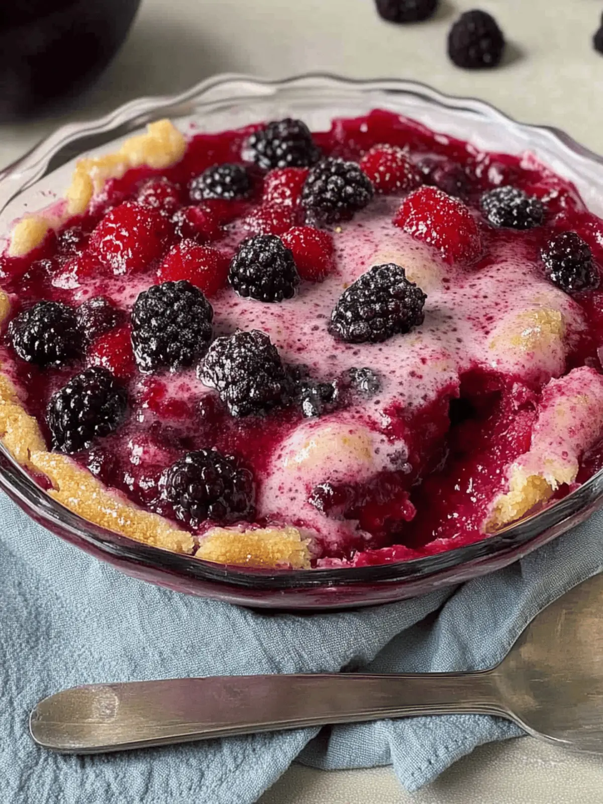 Simple Berry Pudding
