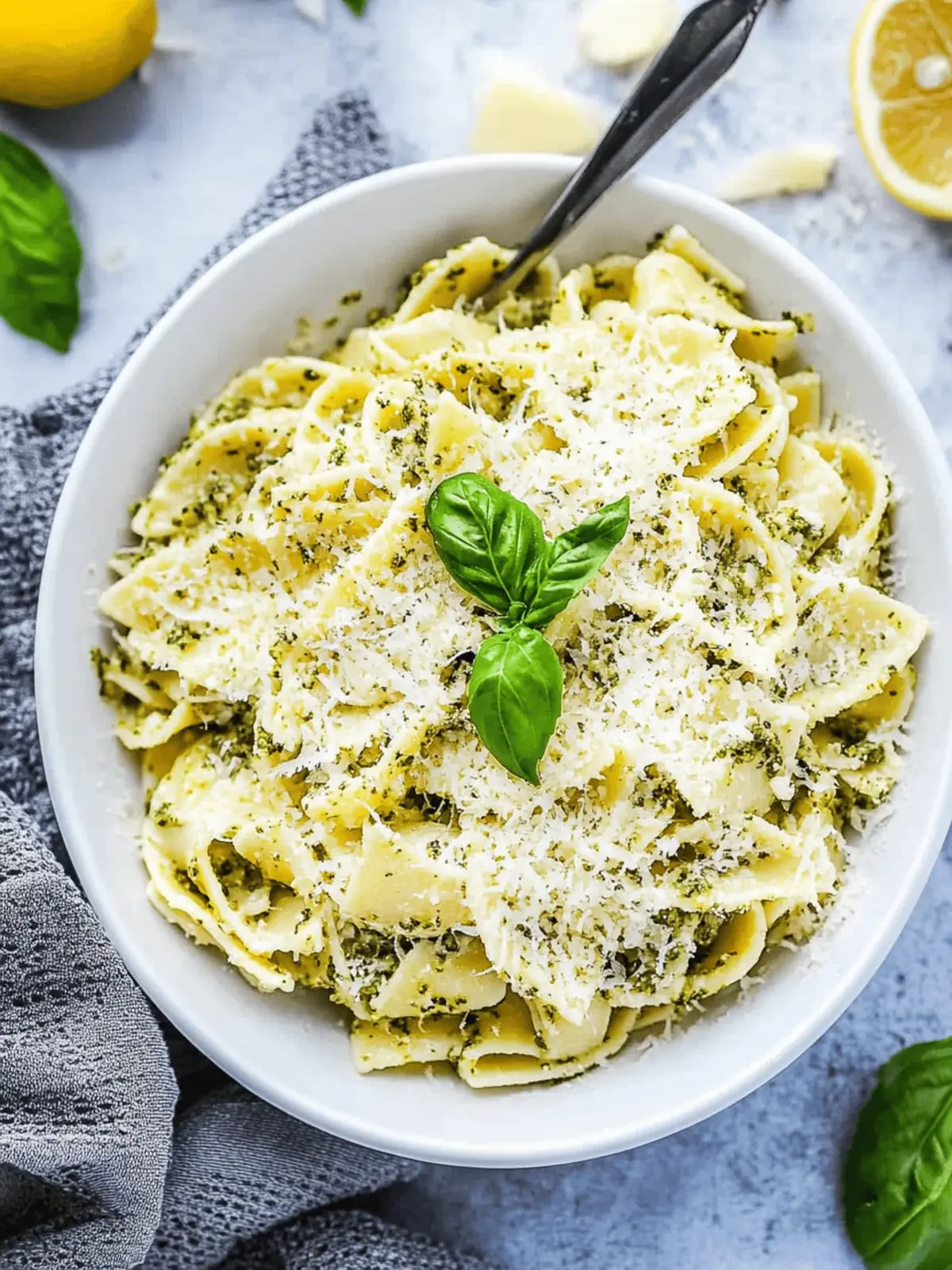 Pesto Ricotta Pasta