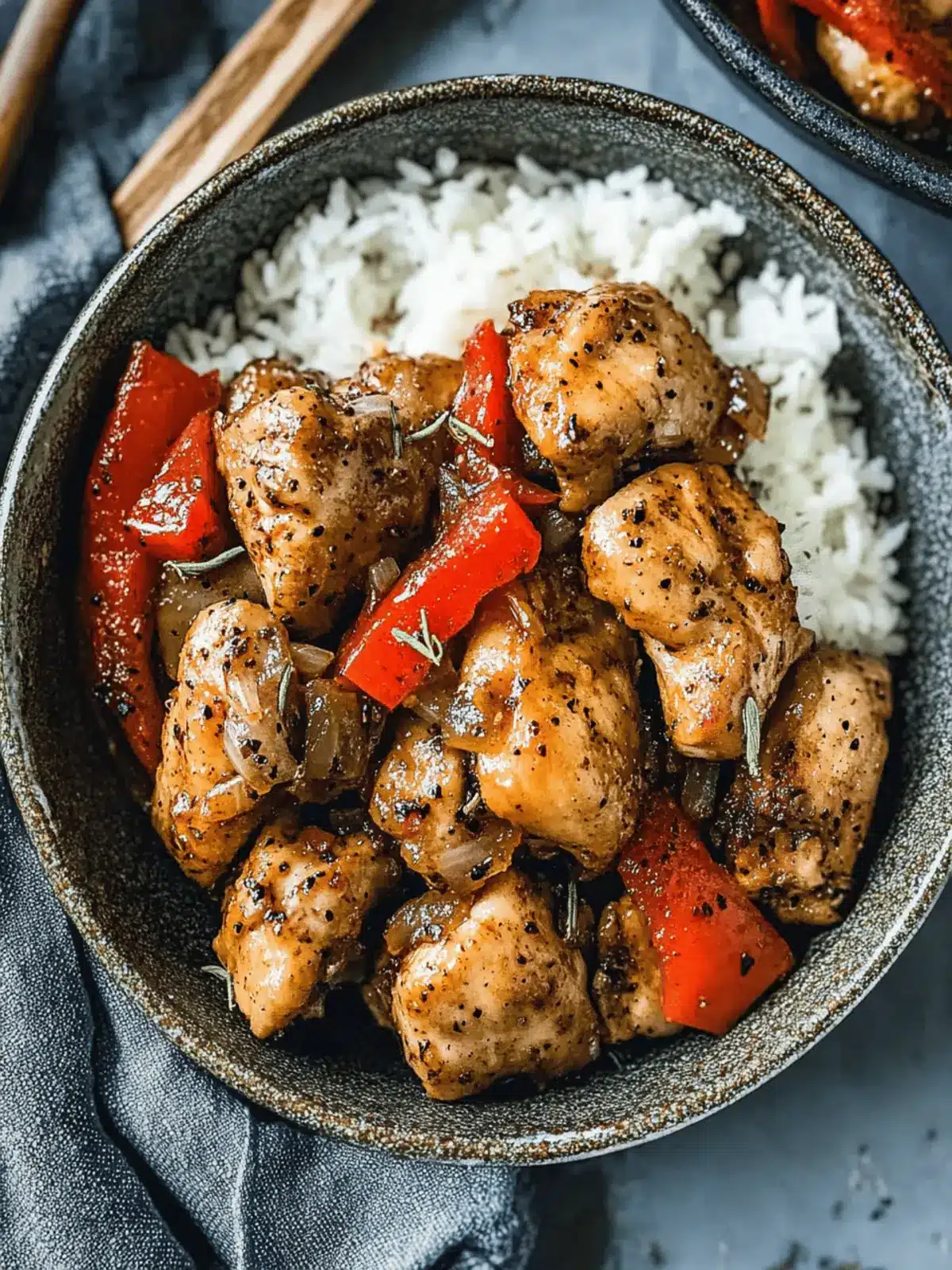 Black Pepper Chicken