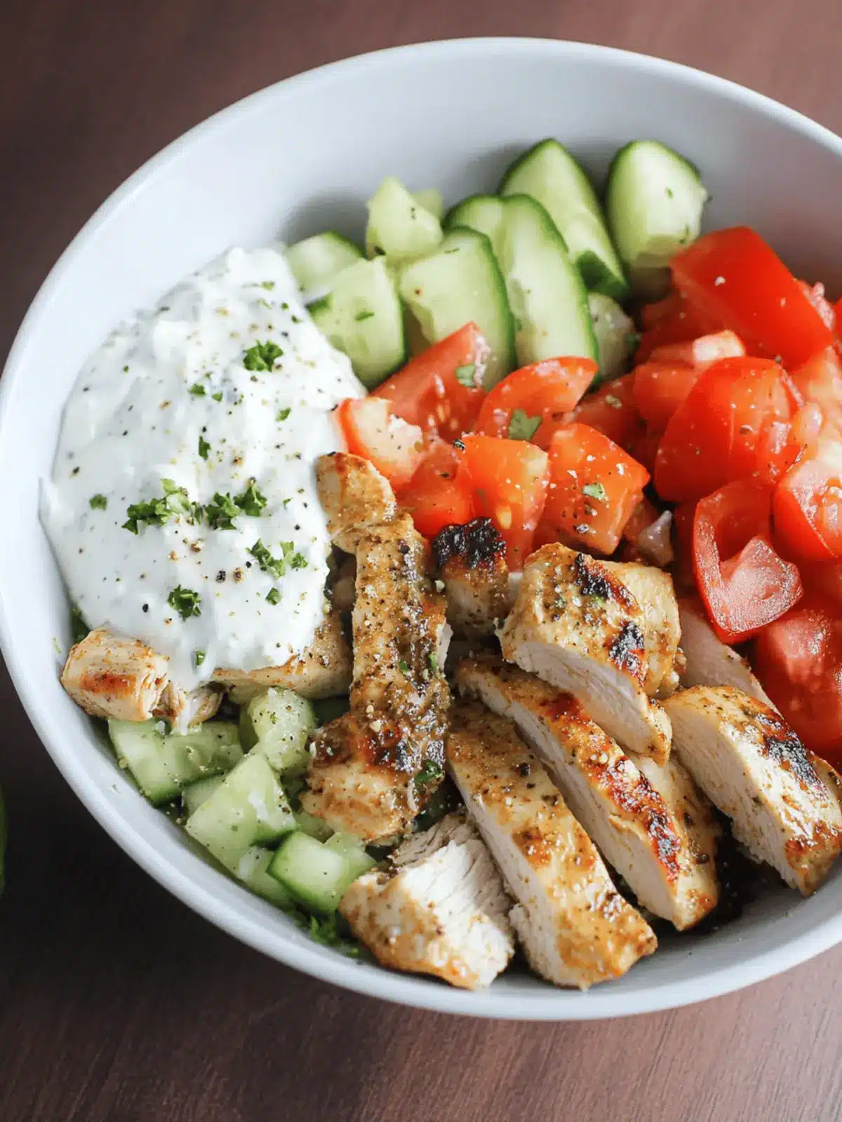 Keto Greek Chicken Bowls