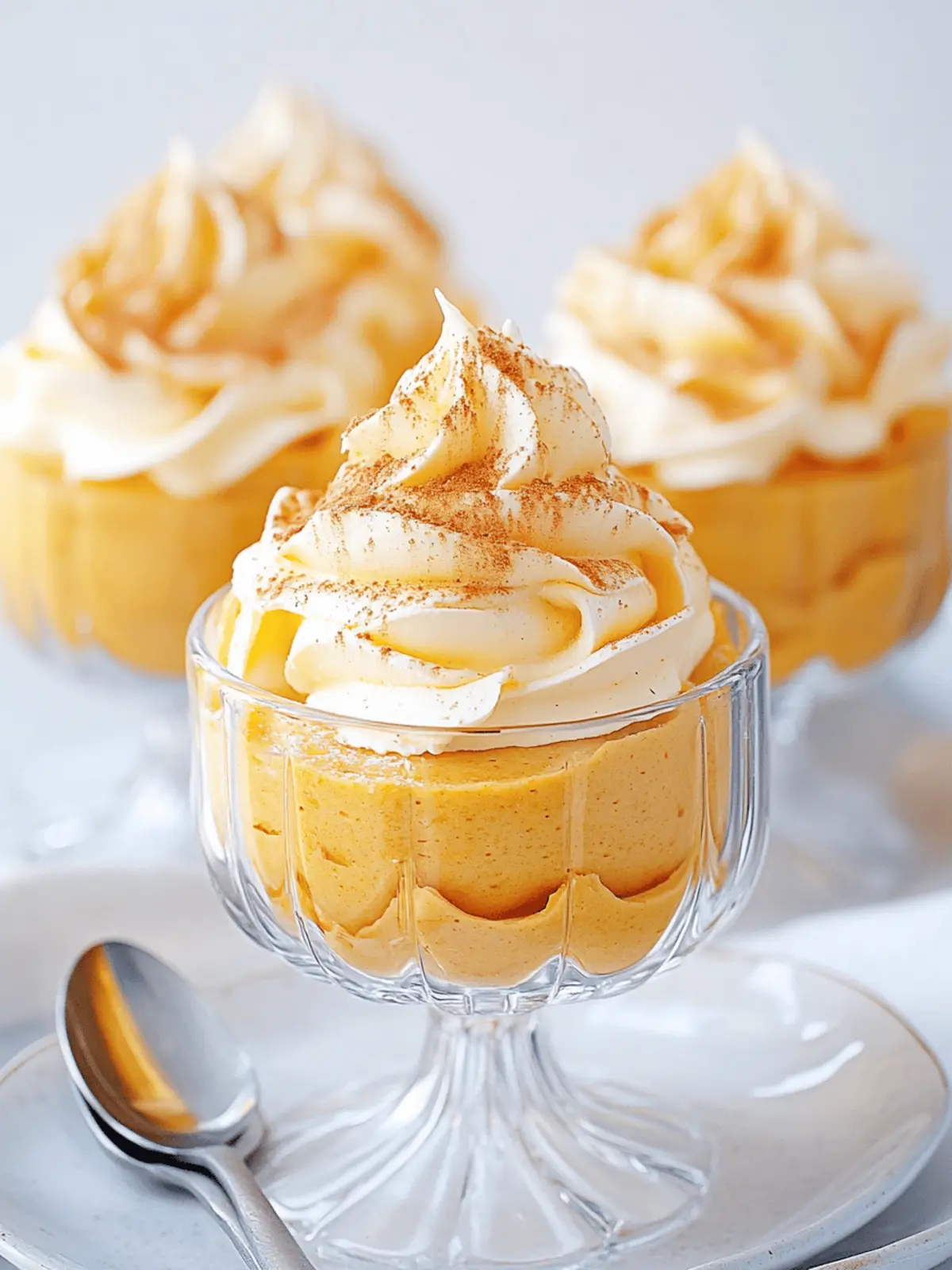 Easy Pumpkin Cheesecake Mousse