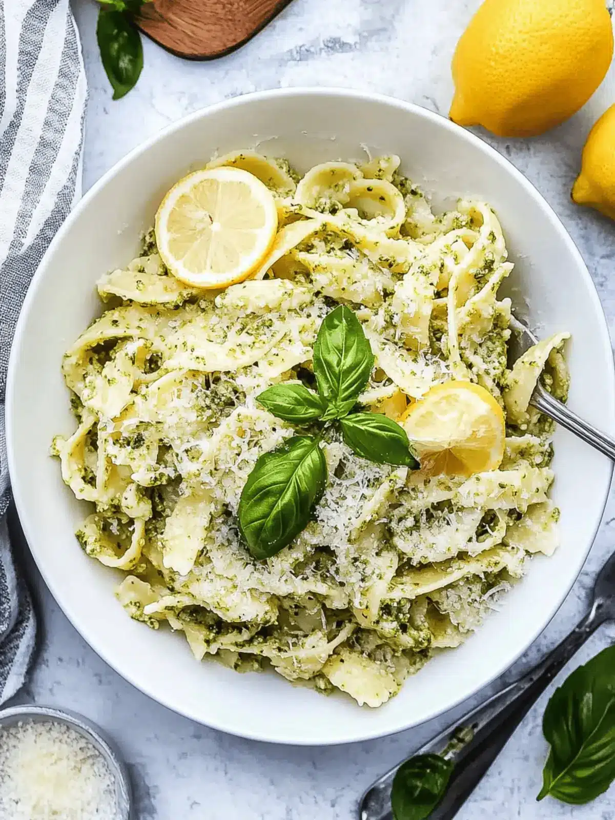 Pesto Ricotta Pasta