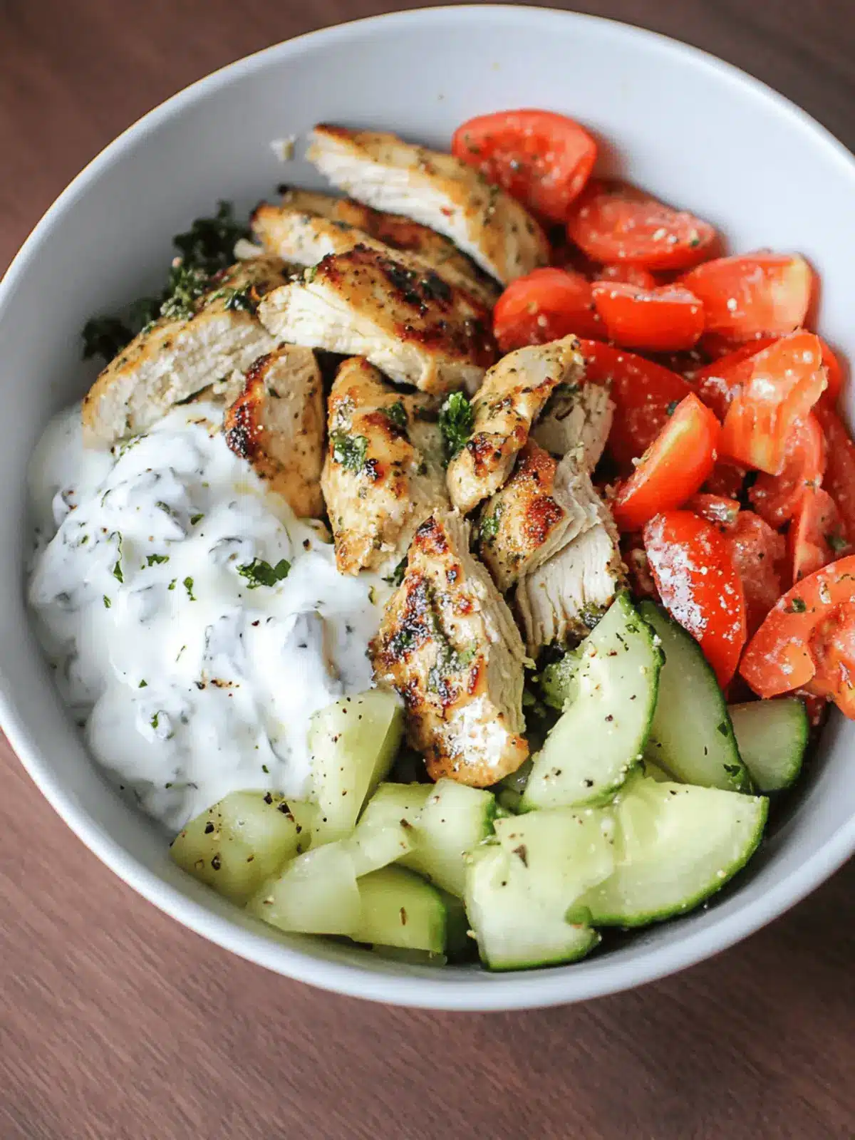 Keto Greek Chicken Bowls