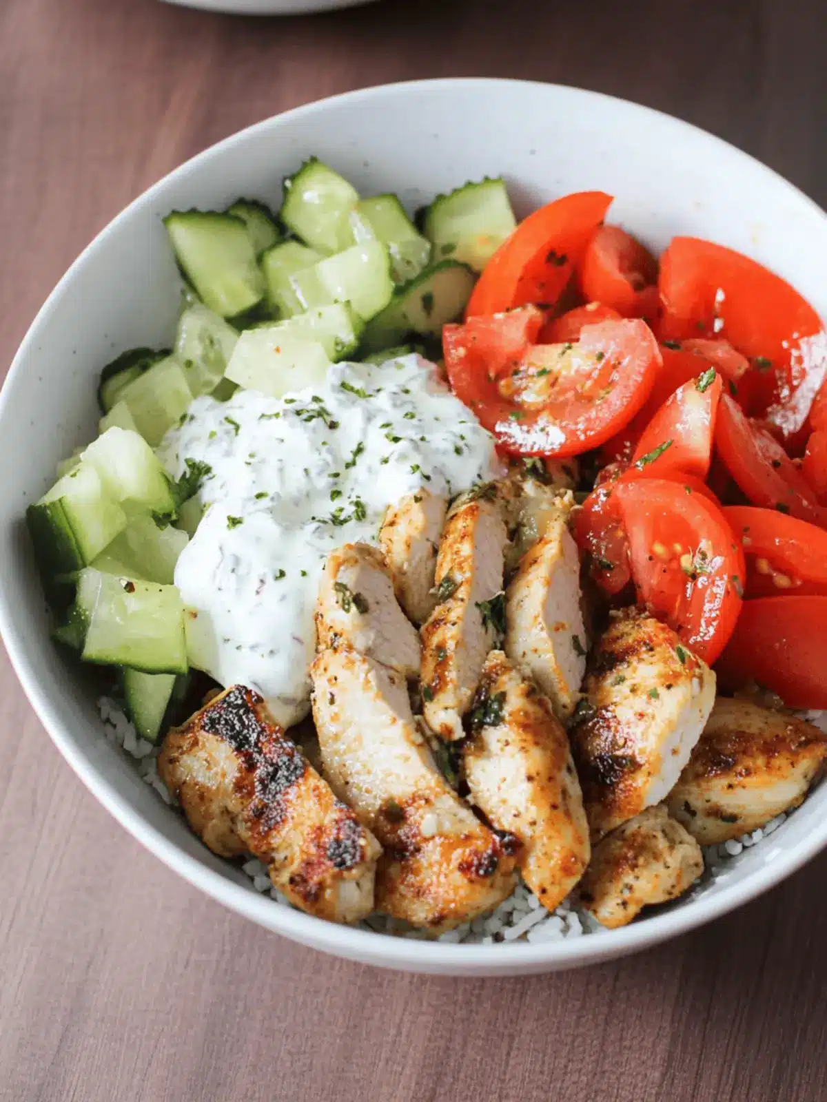 Keto Greek Chicken Bowls