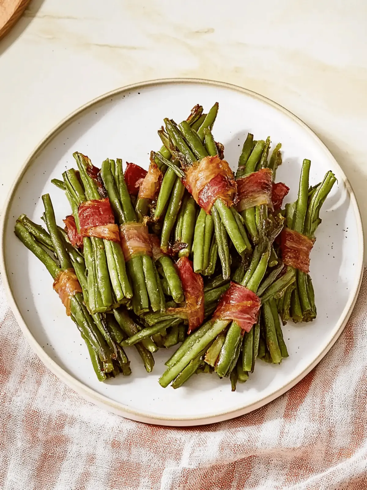 Sweet Green Bean Bundles